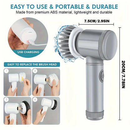 Efficace Scrubber Elettrico Cordless